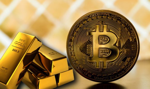رویارویی بیتکوین و طلا رویارویی بیتکوین و طلا